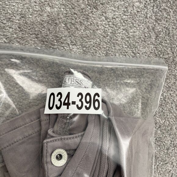 Guess Power Skinny Denim Jeans Womens 27 Gray Low Rise Stretch Casual 26x28 - Picture 16 of 16